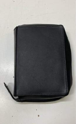 MDS Black Leather Brevery Cover Zip Case alternative image
