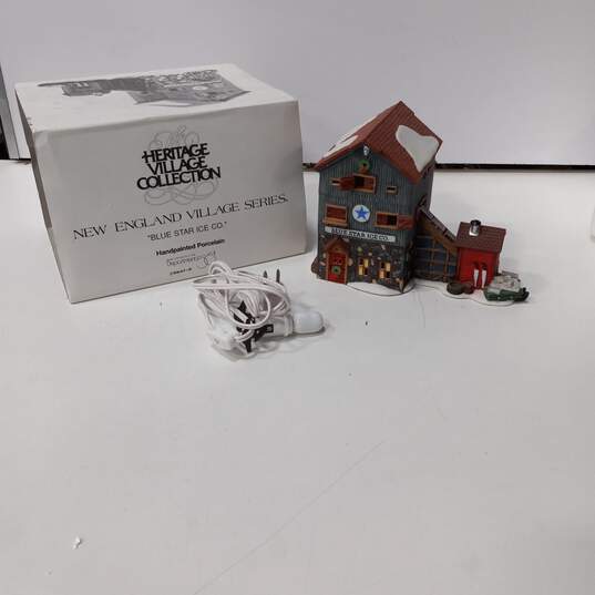 Dept. 56 The Heritage Village Collection 'Blue Star Ice Co.' Figurine image number 1