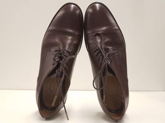 Coach Leather Garrison Oxford Shoes Brown 11 image number 8