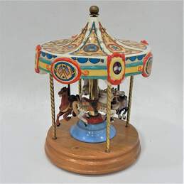 Vintage American Carousel Four Horse Tobin Fraley