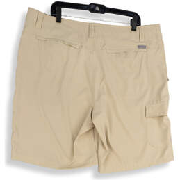 NWT Mens Khaki Flat Front Slash Pocket Cargo Shorts Size 40 alternative image