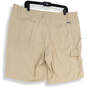 NWT Mens Khaki Flat Front Slash Pocket Cargo Shorts Size 40 image number 2