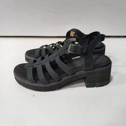 Timberland Women's Black Leather Strappy Open Toe Sandals Size 10 alternative image