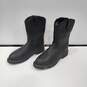 Ariat Men's Sierra Black Leather Waterproof Hard Toe Work Boot Size 9 image number 1