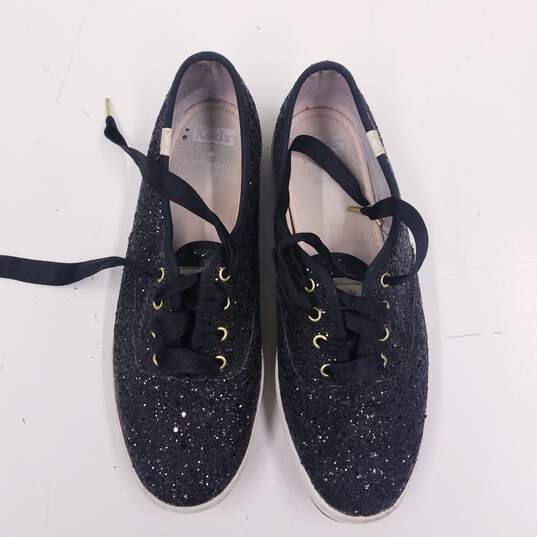 Keds x Kate Spade Glitter Low Sneakers Black 8.5 image number 5