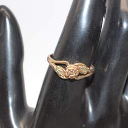 Landstrom's 10K Black Hills Gold Flower Ring Size 8.5 - 2.5g alternative image
