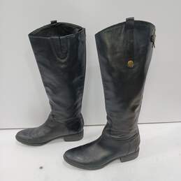 Sam Edelman Women's Black Penny Soft Leather Tall Riding Boots Size 8.5M alternative image