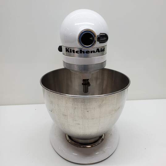 KitchenAid Classic Countertop Mixer Model No. K45SS in White Untested P/R image number 3