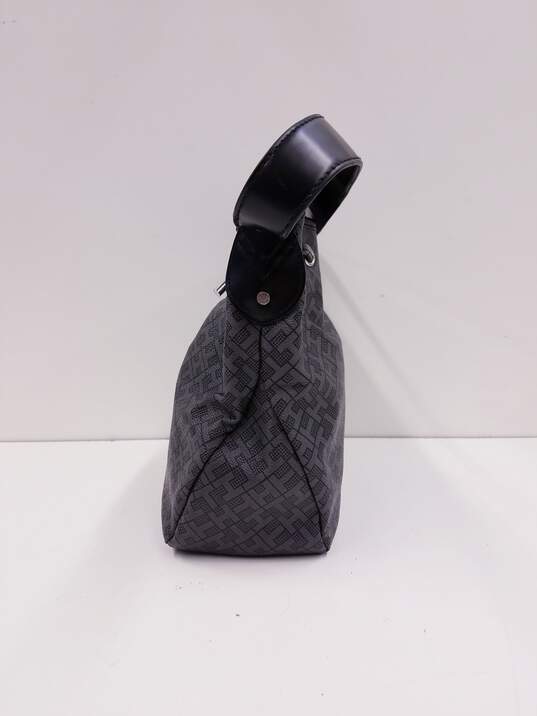 Tommy Hilfiger Monogrammed Shoulder Bag Grey, Black image number 6