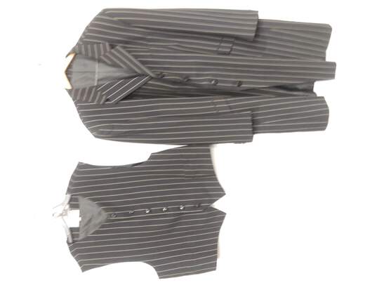 IC Canto Men's Striped Vest  Suit Set Size 50 image number 1