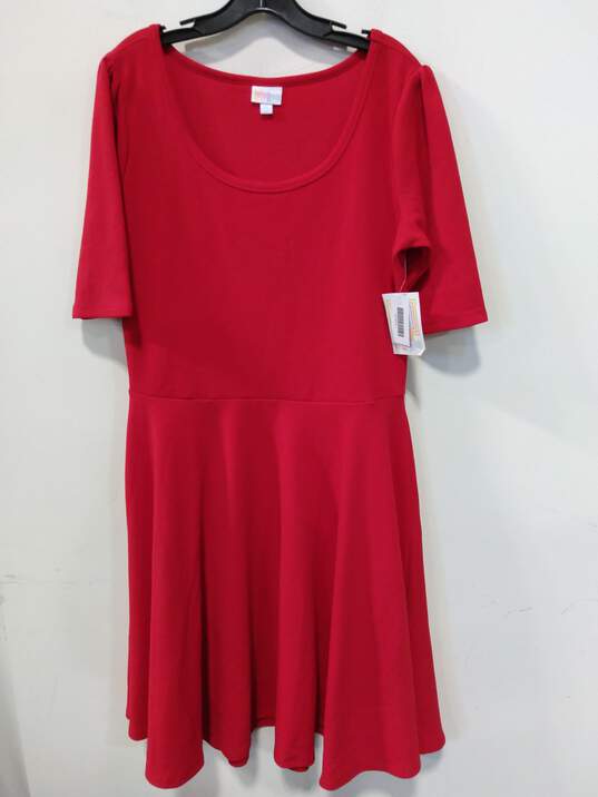 LuLaRoe Women's Red Dress Size 2XL image number 1