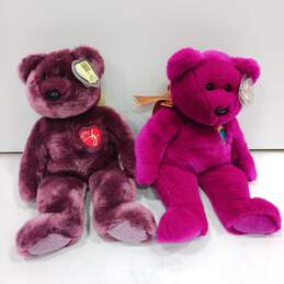 Two Vintage TY Beanie Baby Teddy Bears