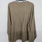 2 In 1 Tan Long Sleeve Shirt With Built In White Tee image number 2