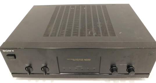 VNTG Sony Brand TA-N220 Model Stereo Power Amplifier w/ Attached Power Cable image number 2