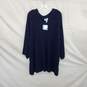 Liz & Me Navy Blue Open Knit Pullover Sweater WM Size 3X NWT image number 1