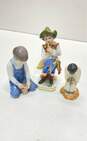 Porcelain Figurines Lot of 3 Vintage Ceramic Statutes/ Marked on Bottom image number 3