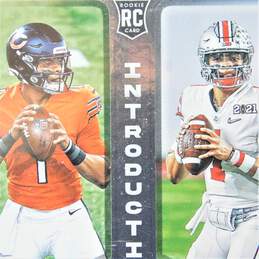 2021 Justin Fields Panini Absolute Introductions Rookie Chicago Bears alternative image
