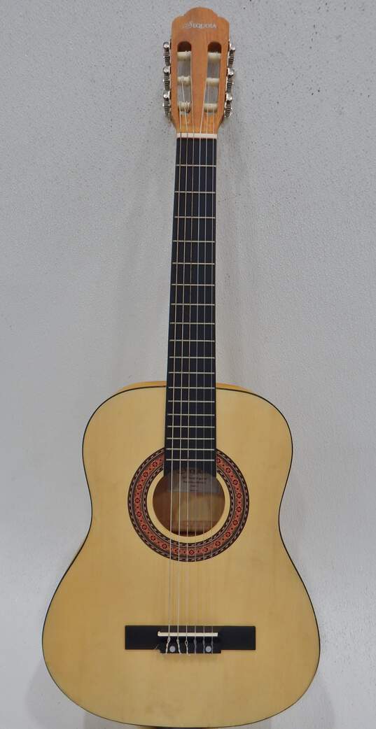 Sequoia Brand EG11131 Model 34 Inch Classical Acoustic Guitar w/ Soft Gig Bag image number 1