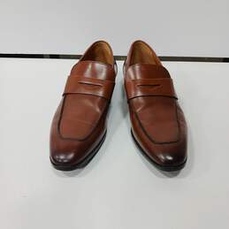Men's Ted Baker London Tan Leather Benjy Loafers Size 10.5