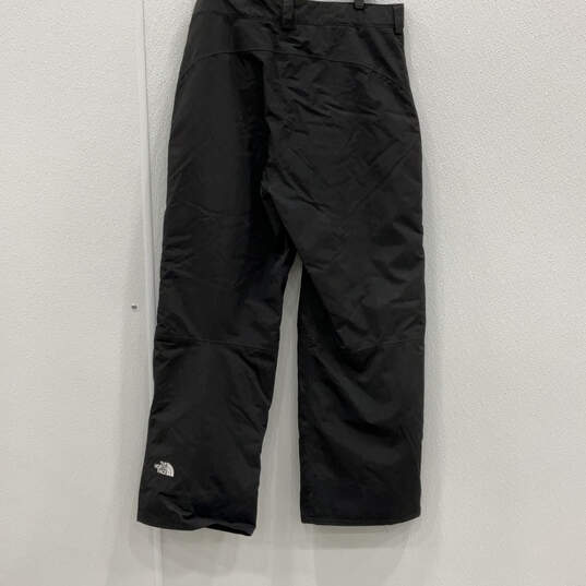 NWT Men Black Flat Front Straight Leg Cargo Pockets Snow Pant Size Large image number 2
