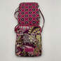 Authentic Womens Multicolor Paisley Pockets Adjustable Strap Crossbody Bag image number 7