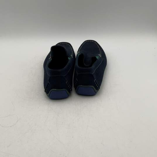 Joseph Abboud Mens Justin Blue Leather Moc Toe Slip-On Loafer Shoes Size 11 image number 2