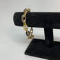 Designer Michael Kors Gold-Tone Toggle Chunky Link Chain Bracelet image number 1