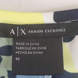 Armani Exchange Women Multi Color Dress Sz 12