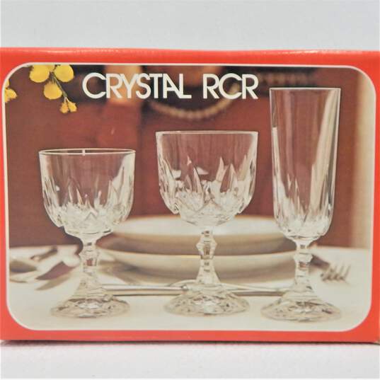 Royal Crystal Rock RCR 24% Lead Crystal Ambassador Set of 3 IOB image number 2