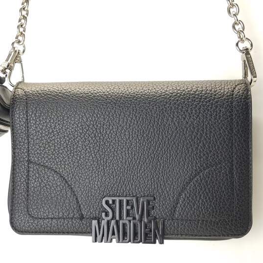 Steve Madden Black Leather Crossbody image number 1