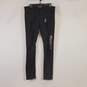 Express Women Black Distressed Jeans Sz10R NWT image number 1