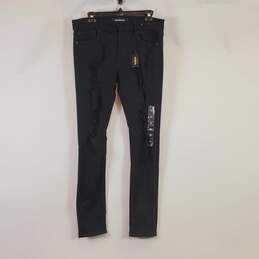 Express Women Black Distressed Jeans Sz10R NWT