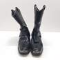Dingo Chopper Black Leather Eagle Harness Biker Boots Men's Size 10 M image number 5
