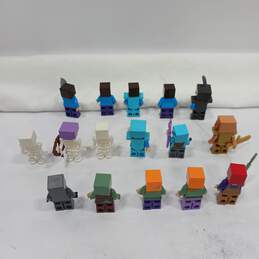 Lego Minecraft Minifigures Lot of 16 alternative image