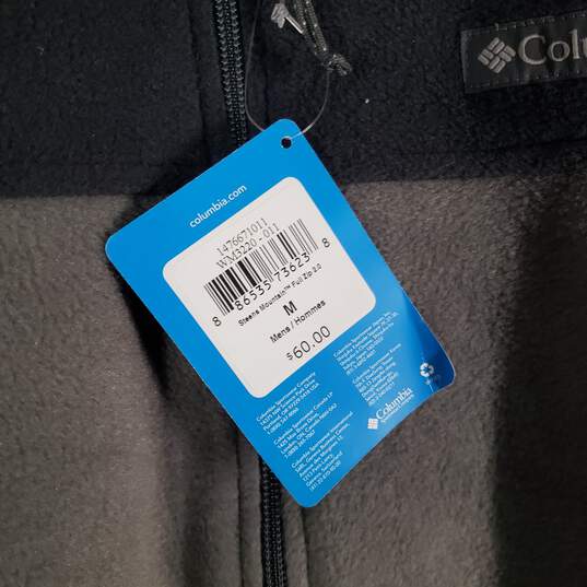 NWT Mens Fleece Full Zip Long Sleeve Zipper Pockets Jacket Size Medium image number 4