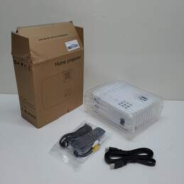 Untested LED Home Projector for Audio / Video / Picture w/ Built in Speaker IOB Listing 01 P/R