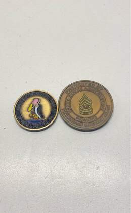 Military Challenge Coin Lot of 2