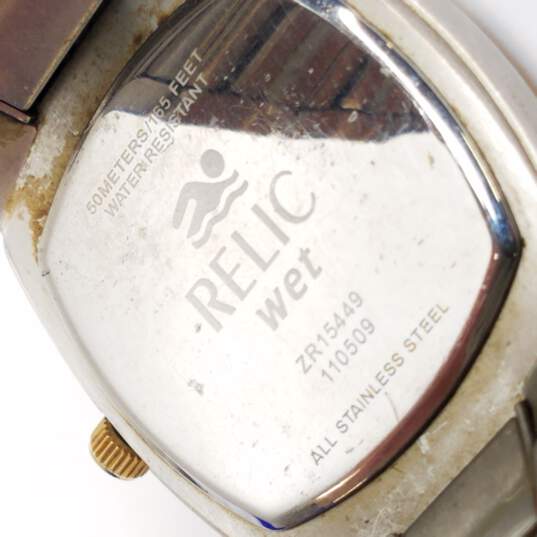 Relic Wet Two Toned Stainless Steel ZR15449 Multi-Dial Watch image number 8