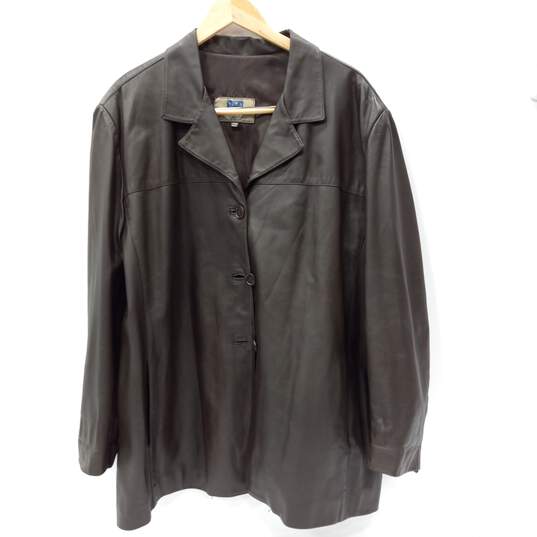 Men’s Vintage Vera Pelle Leather Jacket Sz 50EU/40US image number 4