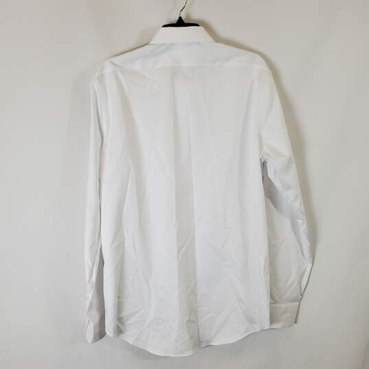 Calvin Klein Men White Dress Shirt sz L image number 2