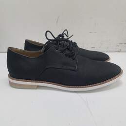 Calvin Klein Aggussie Black Canvas Oxford Shoes Men's Size 10.5