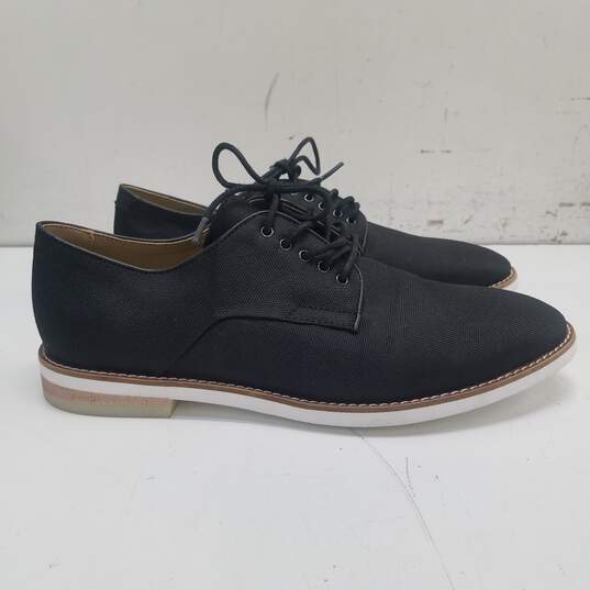 Calvin Klein Aggussie Black Canvas Oxford Shoes Men's Size 10.5 image number 1