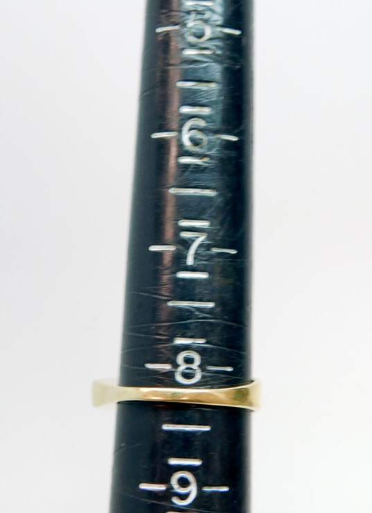 14K Gold Garnet Citrine Tourmaline Aqua & Amethyst Graduated Baguettes Unique Square Band Ring For Repair 4.9g image number 4