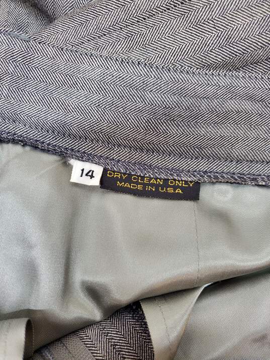 Hertling for Nordstrom 3 Piece Wool Suit Jacket/Pants/Skirt Set Size 14 image number 3
