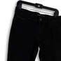 Womens Black Denim Dark Wash Pockets Stretch Straight Leg Jeans Size 12 image number 3