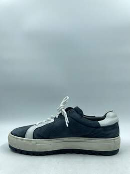 Vtg Ferragamo Blue Leather Low Sneakers M 7.5E(3) COA alternative image