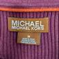 Michael Kors Maroon Short Sleeve Sweater Women's Size M image number 3