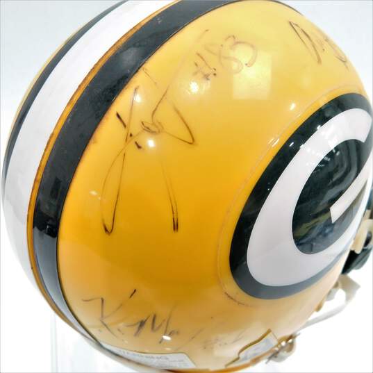 7x Autographed Green Bay Packers Mini-Helmet image number 5