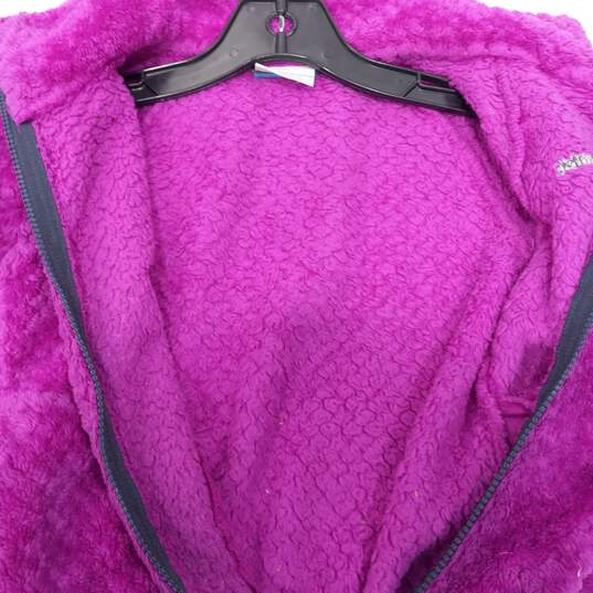 Columbia Girls Purple Fleece Jacket Size S (8) image number 6