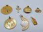 1/20 Yellow Gold Filled Pendants Mixed Lot of 6 image number 1